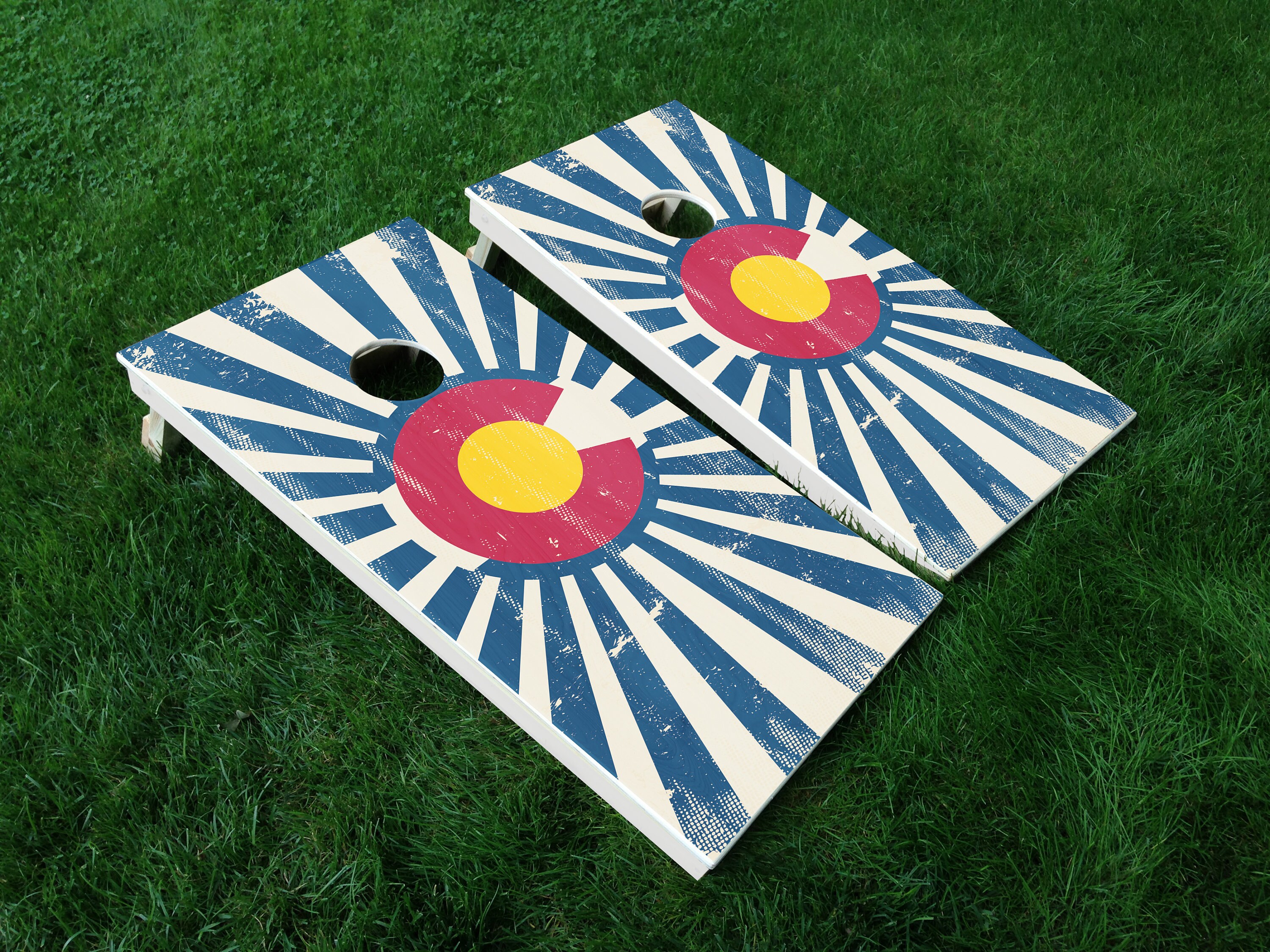 thumbnail image 2 of USA Amercan Flag Cornhole Board Decal Vnyl Wrap Baggo Bean - Etsy 2 of 13
