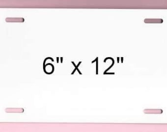 Sublimation License Plate Blanks - 25 Pack - Triple UV Coated .025" Thick