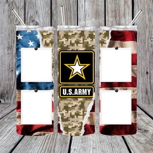 US Army Photo Stainless Steel Tumbler