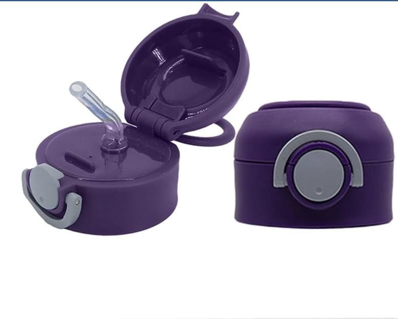 Replacement Flip Top Lid with Straw for Kids 12oz Sippy Cup Tumbler No Spill BPA Free bild 2