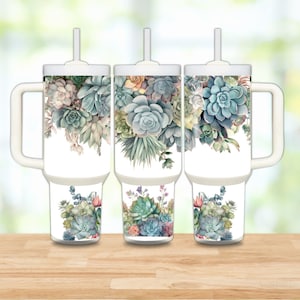 40oz Succulents Tumbler