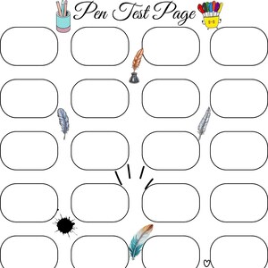 Pen Test Page | PDF Printable