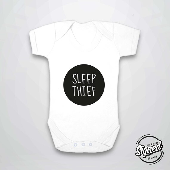 Sleep Thief Bodysuit Baby Girl Baby Boy New Baby Gift Baby