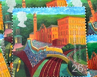Postzegels van Groot-Brittannië/Millenniumserie, Het verhaal van de arbeiders/Zoutmolen, Saltaire (Worsted Cloth Industry)/1999
