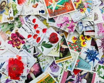 Flowers - Postage Stamp Packs