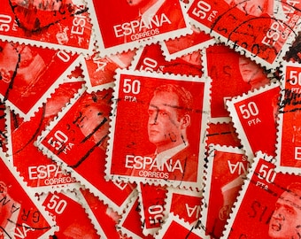 Spain Postage Stamps/King Carlos 1/Dark Orange Red/1980