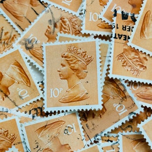 10p GB Machin - Paquetes de sellos postales