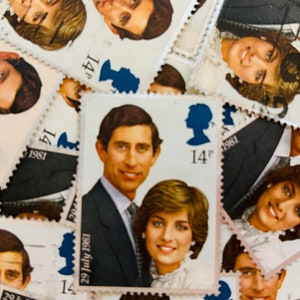 Sellos postales de Gran Bretaña/Boda Real/Príncipe Carlos y Lady Diana Spencer/1981