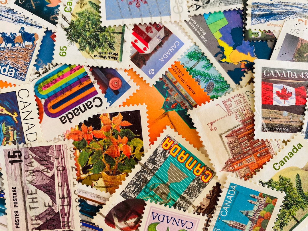Canada Postage Stamps Etsy