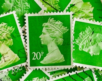 Timbres-poste de Grande-Bretagne/Vert vif/1993 Machin/20p