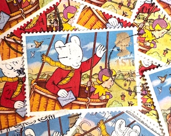 Great Britain Postage Stamps/Greeting Stamps, Messages (7th Series) Booklet Stamps/Rupert Bear/1994