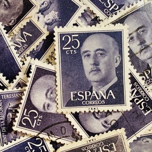 Spain Postage Stamps/General Franco(V)/Black Violet/1955