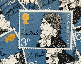 Great Britain Postage Stamps/Literary Anniversaries/John Keats, 150 Death Anniversary /1971