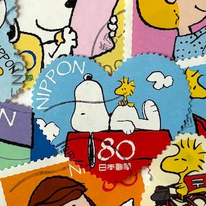 Snoopy Japan Stamp Set - Etsy
