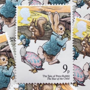 Sellos postales de Gran Bretaña/Año Internacional del Niño/El cuento de Peter Rabbit (Beatrix Potter)/1979