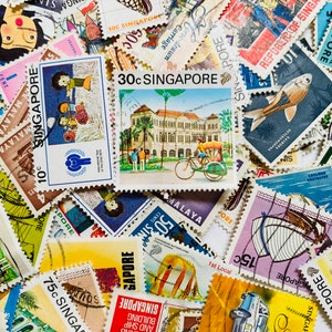 Sellos postales de Singapur