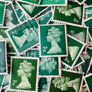 Great Britain Postage Stamps/1971 Machin Definitive/Myrtle Green/2p