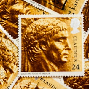 Sellos postales de Gran Bretaña/Bretaña romana/Emperador Claudio/1993