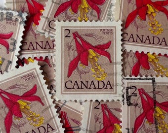 Znaczki pocztowe Kanady/Ostateczne znaczki kwiatowe/Western Columbine/1977