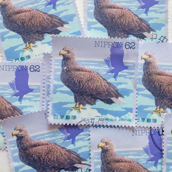 Japan Postage Stamps/Halieetus Albicilla Eagle