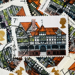Sellos postales de Gran Bretaña/The Rows, Chester/1975