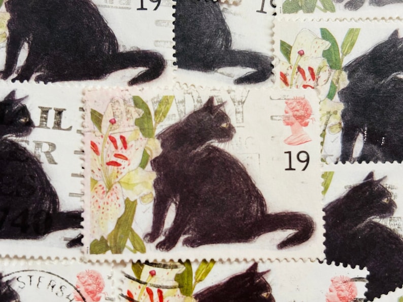 Great Britain Postage Stamps/Cats/Sophie, Black Cat/1995 image 1