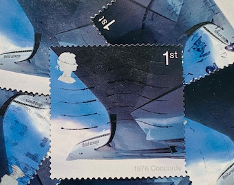 Great Britain Postage Stamps/50th Anniversary of Passenger Jet Aviation, Airliners/Concorde 1976/2002