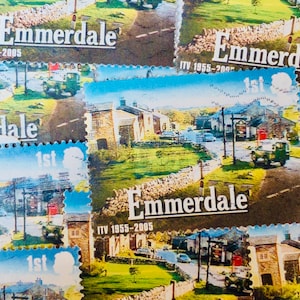 Sellos postales de Gran Bretaña/50.º aniversario de la televisión independiente, programas clásicos de ITV/Emmerdale/2005