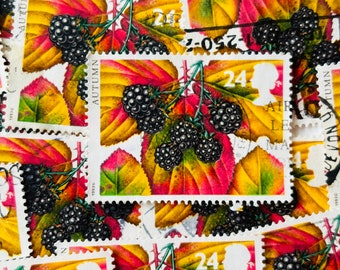 Timbres-poste britanniques/Les quatre saisons, automne/Blackberry/1993
