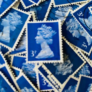 Great Britain Postage Stamps/Ultramarine/1971 Machin/3p