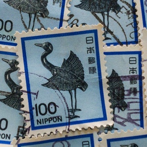 Japan Postage Stamps/Silver Crane/1981