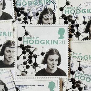 Sellos postales de Gran Bretaña/Profesora Dorothy Hodgkin (científica)/1996