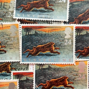 Great Britain Postage Stamps/The Four Seasons, 1st Series, Wintertime/Hare on North Yorkshire Moors/1992