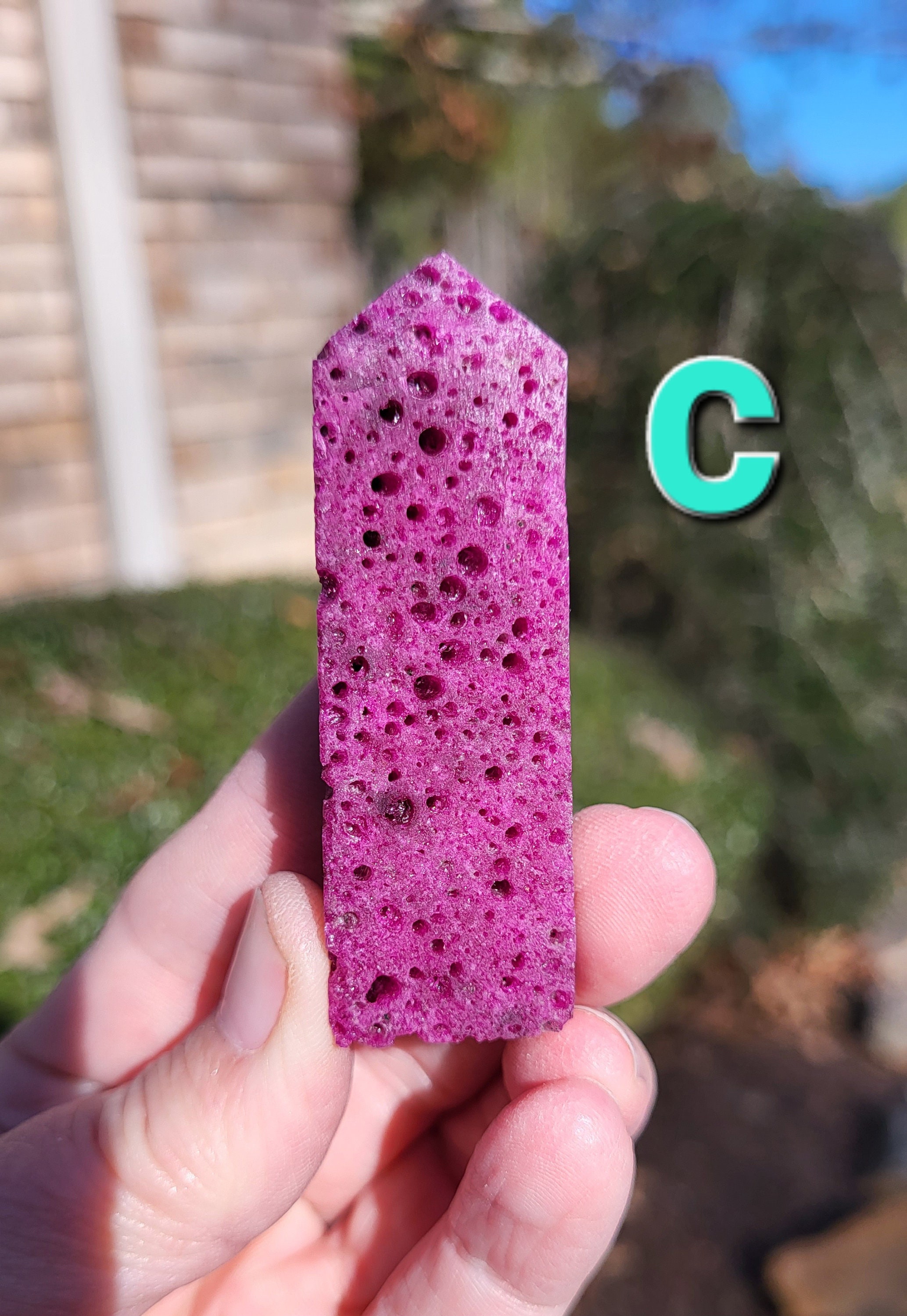 Ruby Points UV Reactive High Quality Ruby Tower - Etsy