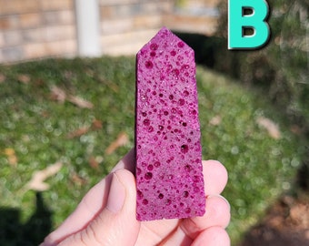 Ruby points UV reactive High Quality Ruby tower