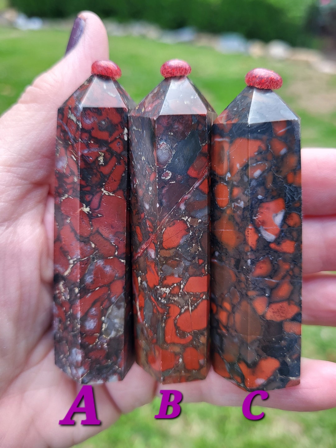 Rose Apate Beautiful Rose Agate Towers RARE and Unique - Etsy