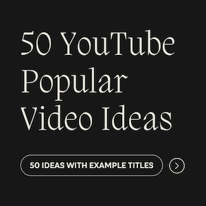 50 YouTube Content Idea With Example Video Titles For 2023