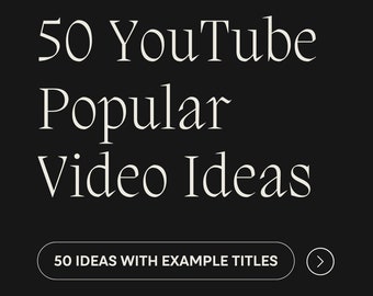 50 YouTube Content Idea With Example Video Titles For 2023