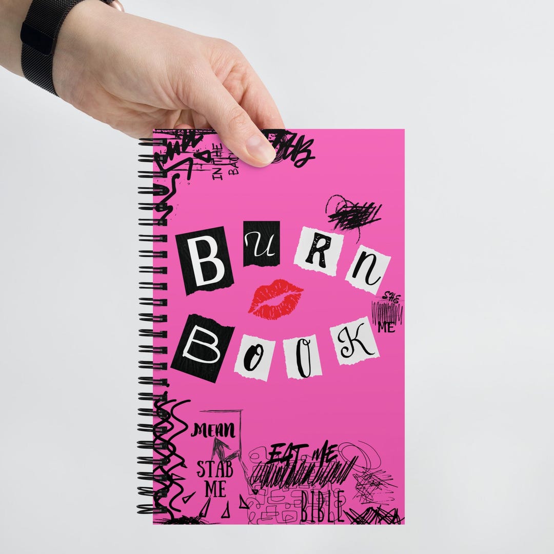 Burn Book Spiral Notebook - Etsy