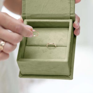 Custom Ring Box for Wedding Ceremony – Personalized Engagement Ring Holder, Proposal Keepsake, Unique Wooden Ring Box for Couples