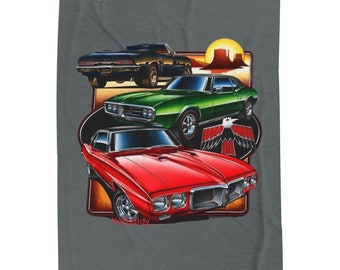 Blanket gift Velveteen Plush Blanket classic car lowrider