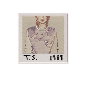 T Swift Patch Embroidered 1989 Album Eras Tour 3in CHOOSE; Iron-on J-hook or Jet-tag