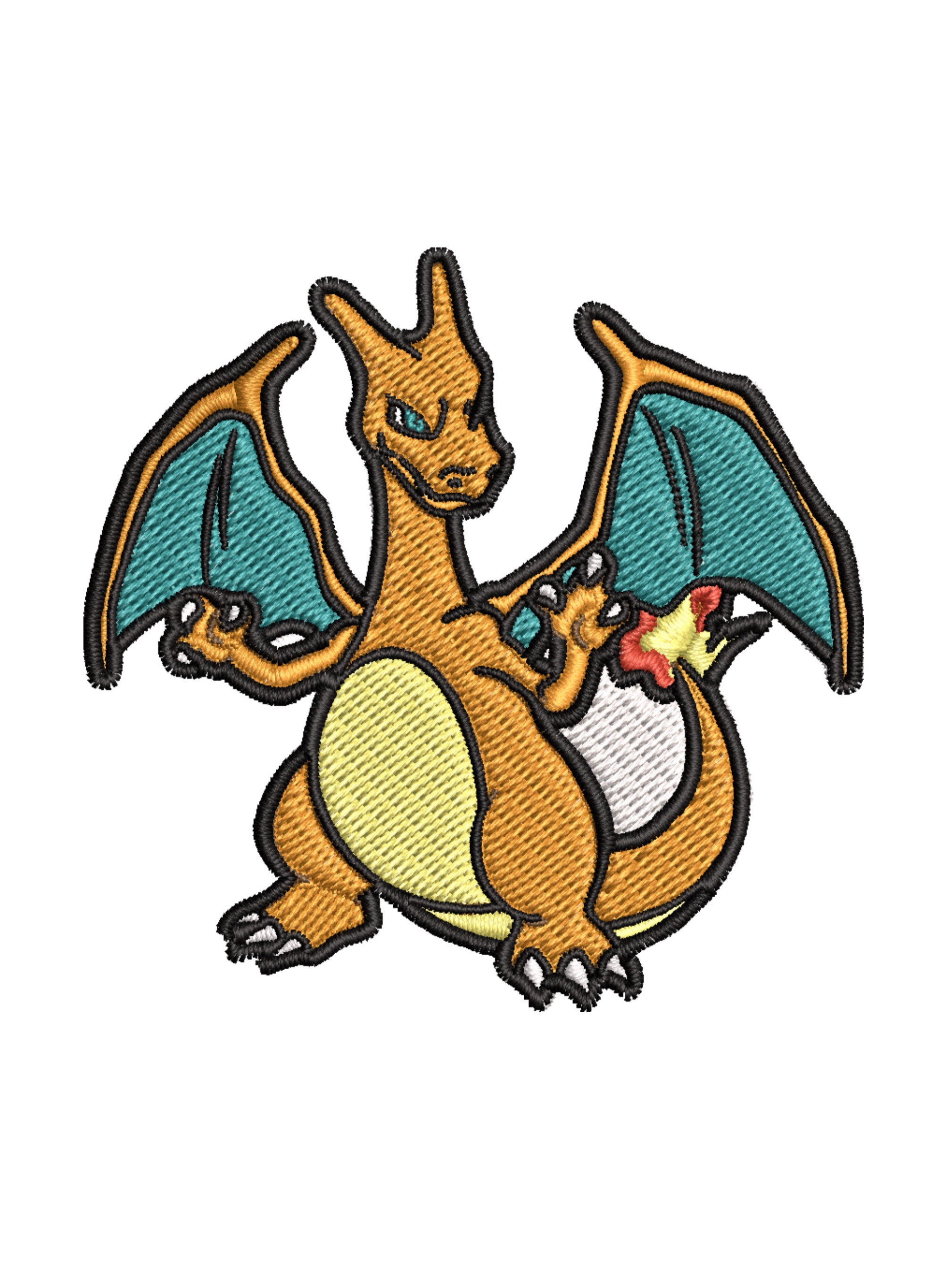 Premium Charmander Pokemon PVC Morale Patch – Just For Patches