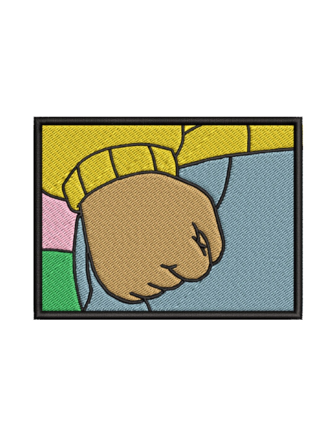 Arthur Fist Meme 3in Embroidered Patch Ironon Jhook or Etsy