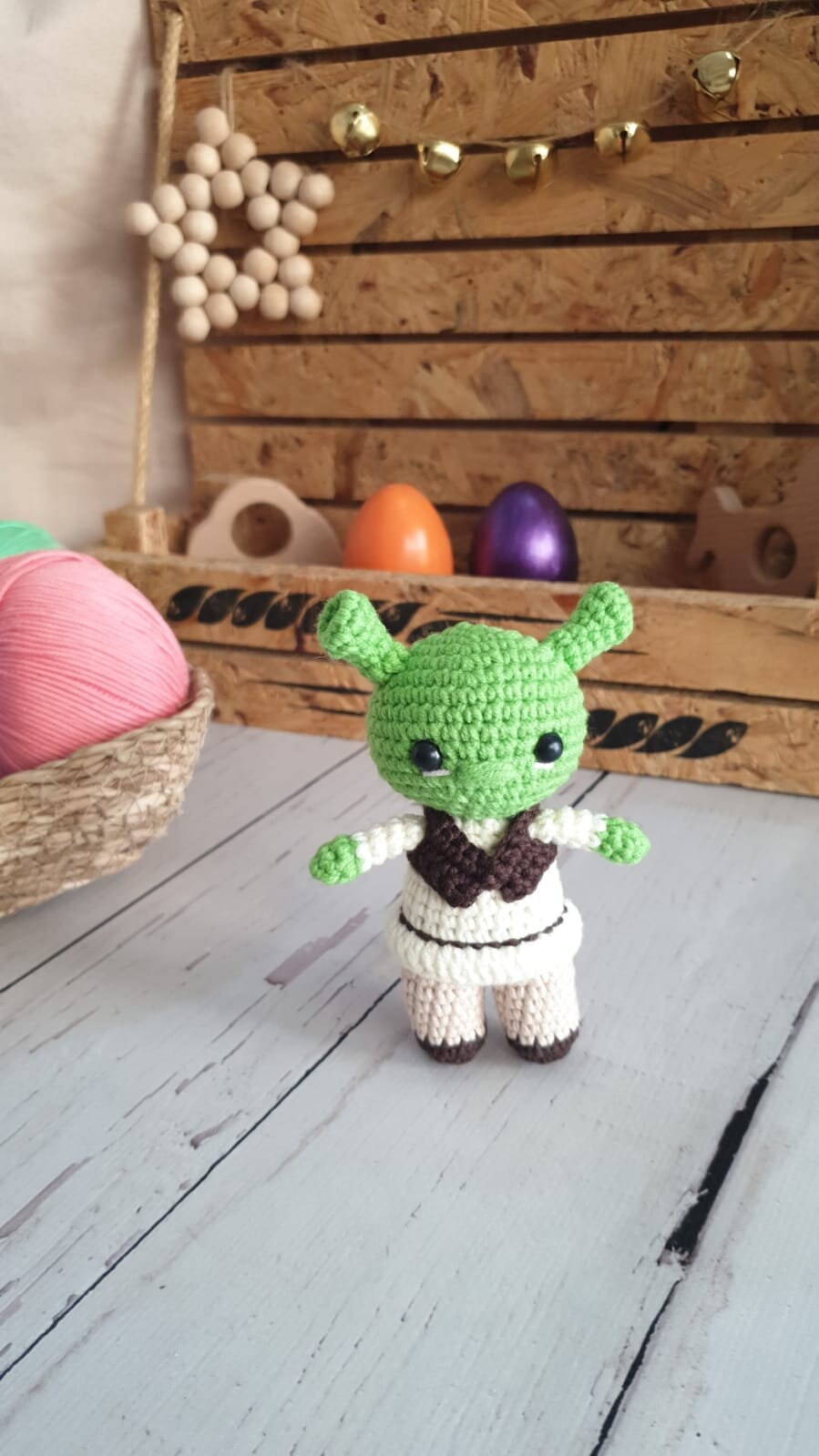 Shrek Amigurumi Keychain,crocheting,organic Toys,amigurumi,pattern ...
