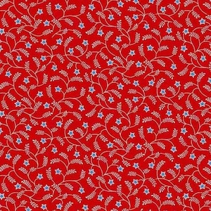 Stars and Stripes Quilt Fabric by Andover Fabrics : A-567-R