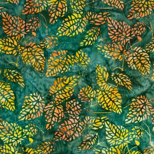 Batik Expressions Tjaps by Riley Blake BTPT1189 - Green (Multicolor)