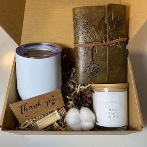 Tumbler Gift box, Care Package, Friendship Gift, Birthday Gift Box, Gift for Her, Gift for Him, Care Package
