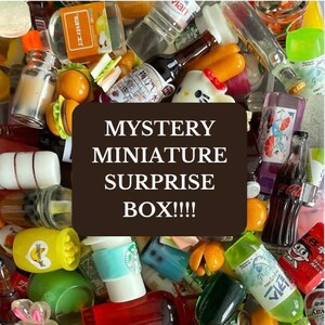 MYSTERY MINIATURE SURPRISE Box of Tiny Things!!!! Huge lot