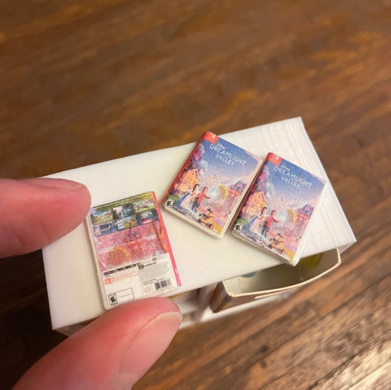 Dollhouse Miniature Nintendo Switch Disney Dreamlight Valley Game Case